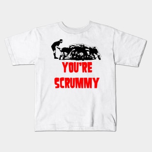 You Are Scrummy Funny Rugby Valentine Kids T-Shirt